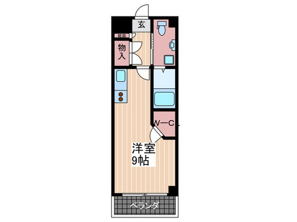 Leben Glanz平和大通りの物件間取画像